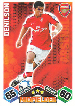 Denilson Arsenal 2009/10 Topps Match Attax #10